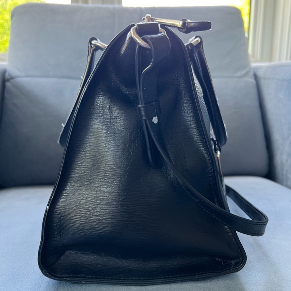 Ralph Lauren Saffiano Leather Satchel with crossbody strap - Picture 9 of 14